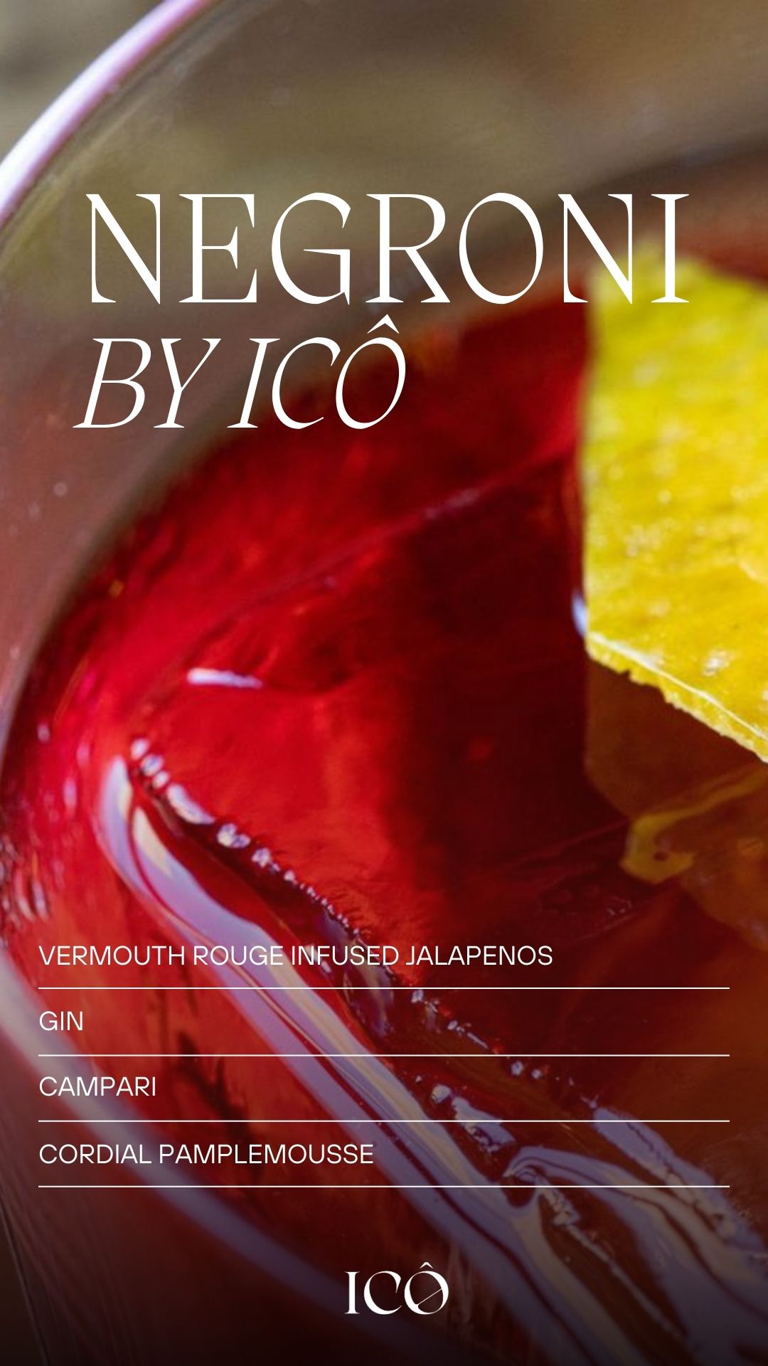 Cocktail Negroni by ICÔ